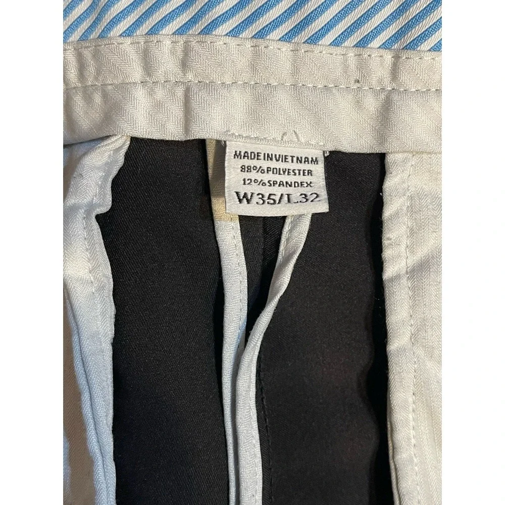 Footjoy Pants Mens 35x32 Black Golf Athletic Performance Chino Stretch Preppy FJ